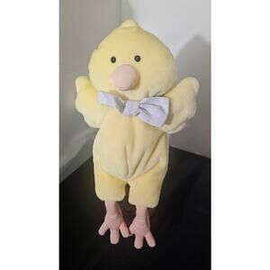 VGUC- Vintage- 13” 1989 Heartline Stuffed Plush Yellow Orange Duck Chick Bird R1
